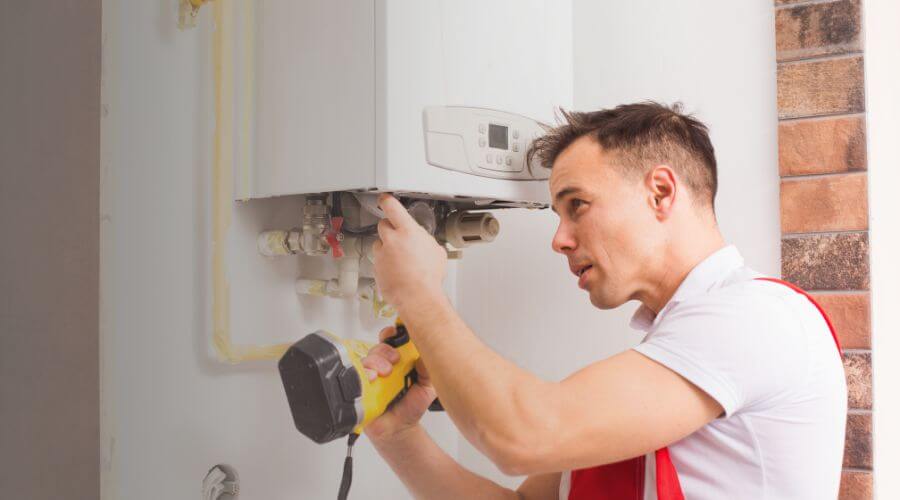 Local water heater installation in Versailles, IN